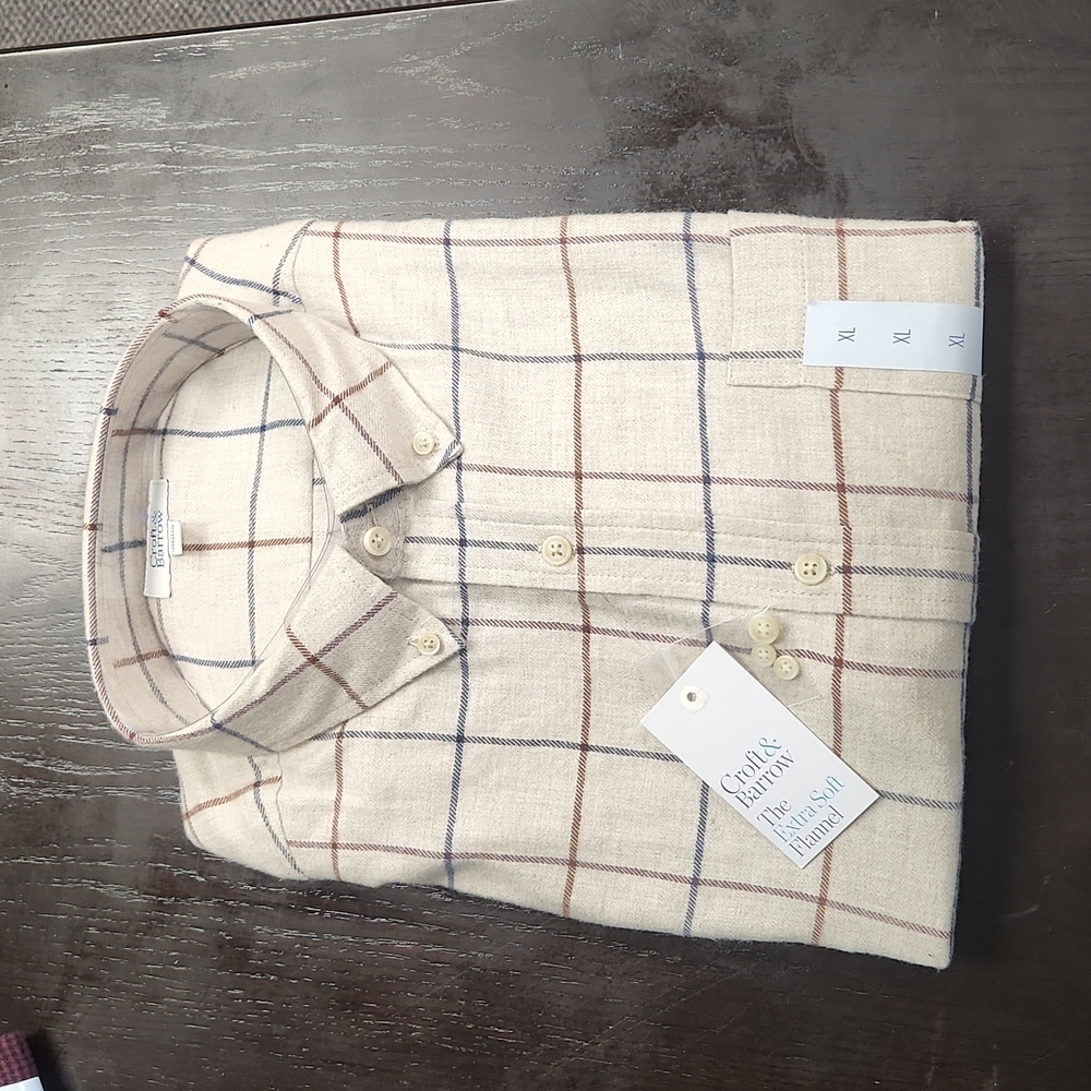 Croft and Barrow Men's Xl Flannel